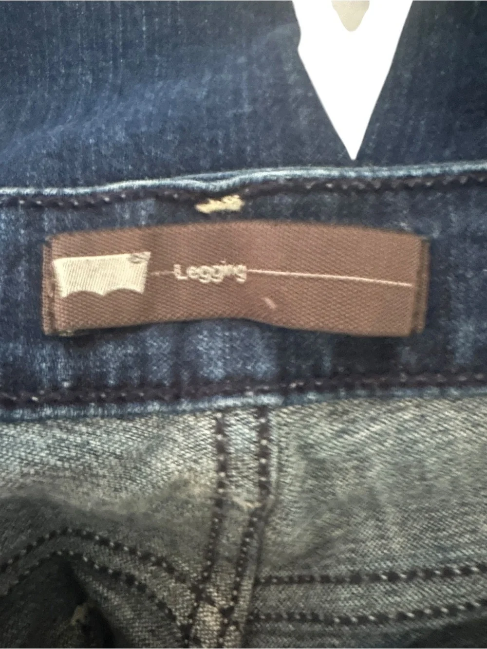 Levi's Indigo Blue Denim Leggings